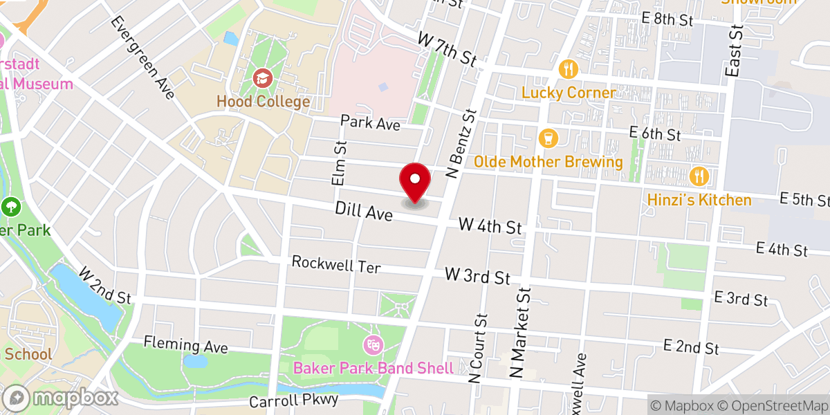 Map showing location of Summit Trace Church