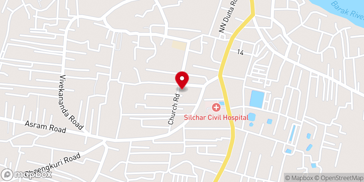 Map showing location of Aspire Diva Gym