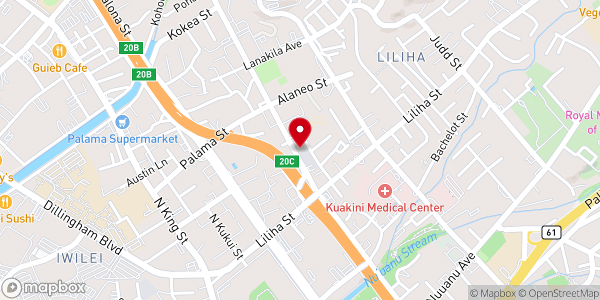 Map showing location of Samoan Congregational Christian Church Ierusalema Fou