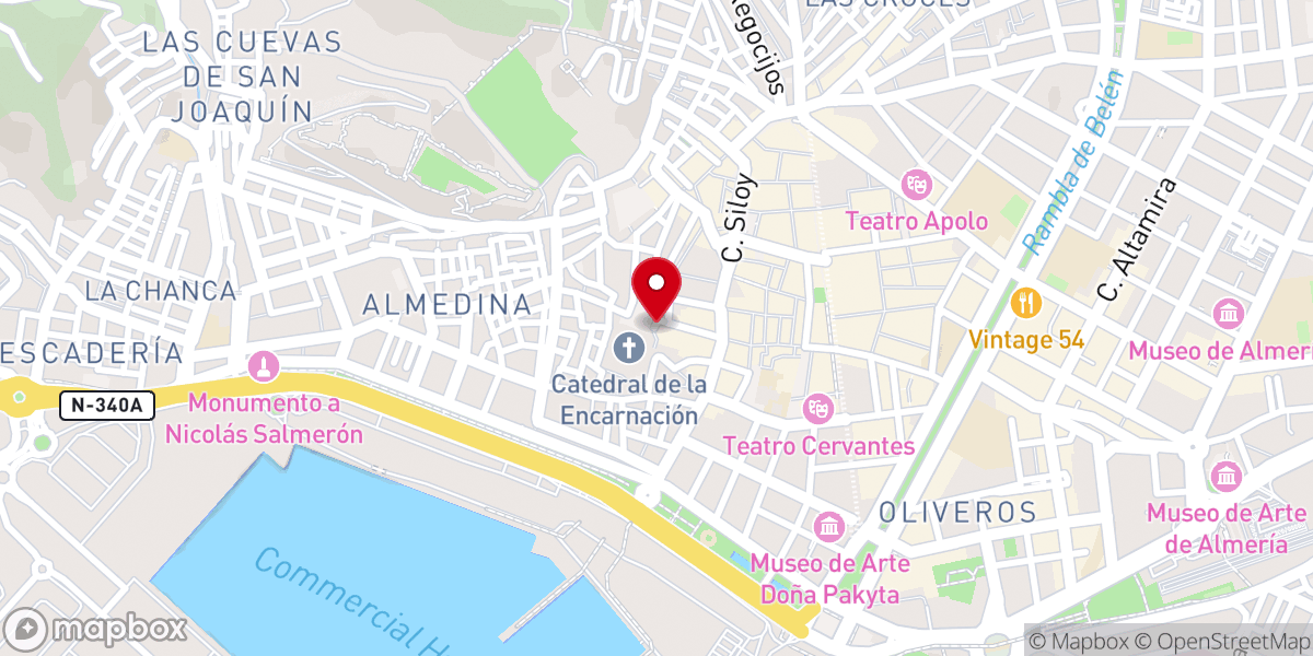 Map showing location of CAMINO MOZÁRABE DE SANTIAGO DE ALMERÍA-GRANADA