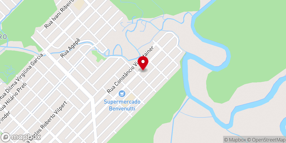 Map showing location of Igreja Assembléia de Deus Peniel