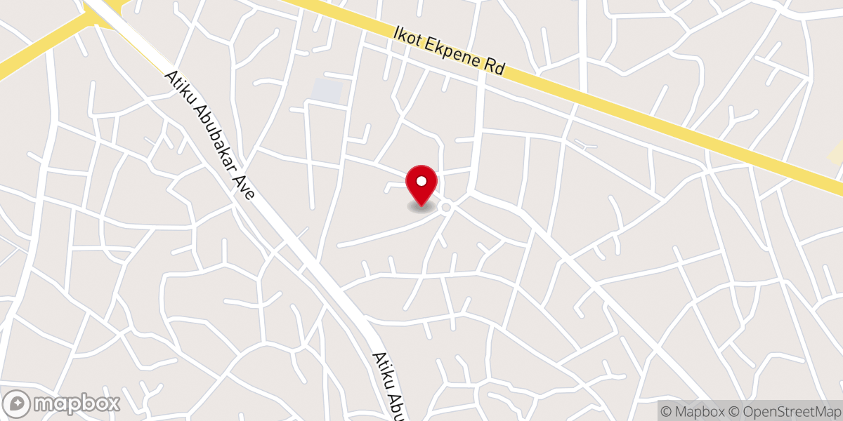 Map showing location of Winners Chapel