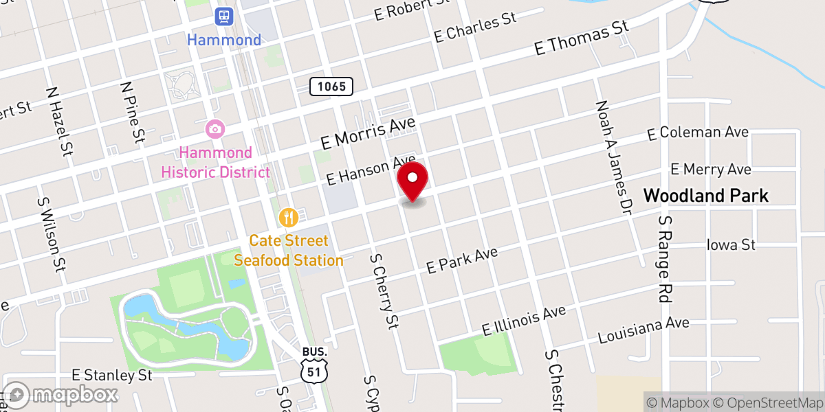 Map showing location of New Home Temple of Praise