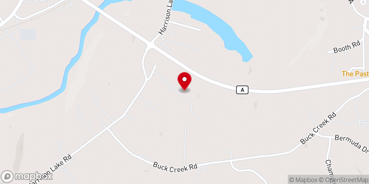 Map showing location of Berean Missionary Baptist Church