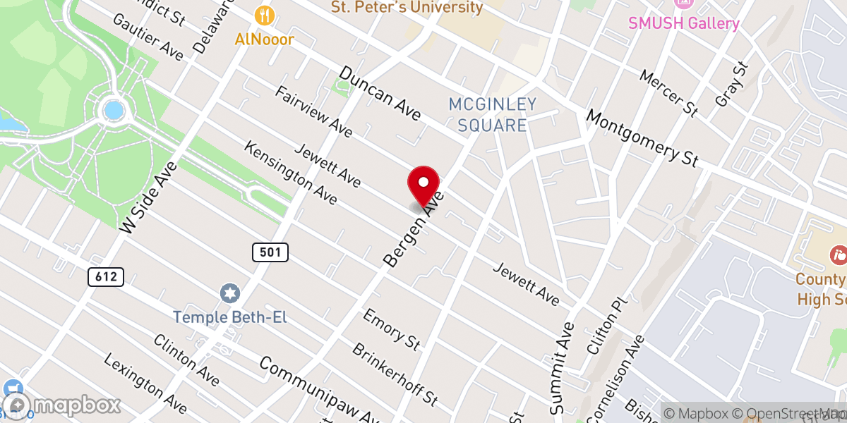 Map showing location of Good Shepherd Church of Christ