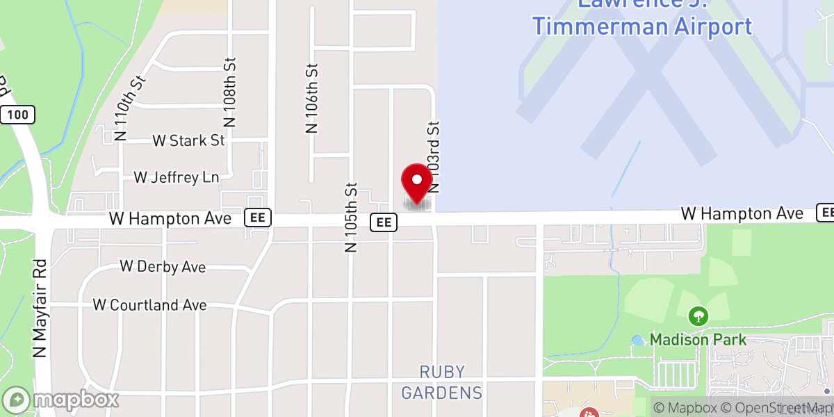 Map showing location of Church of the Living God