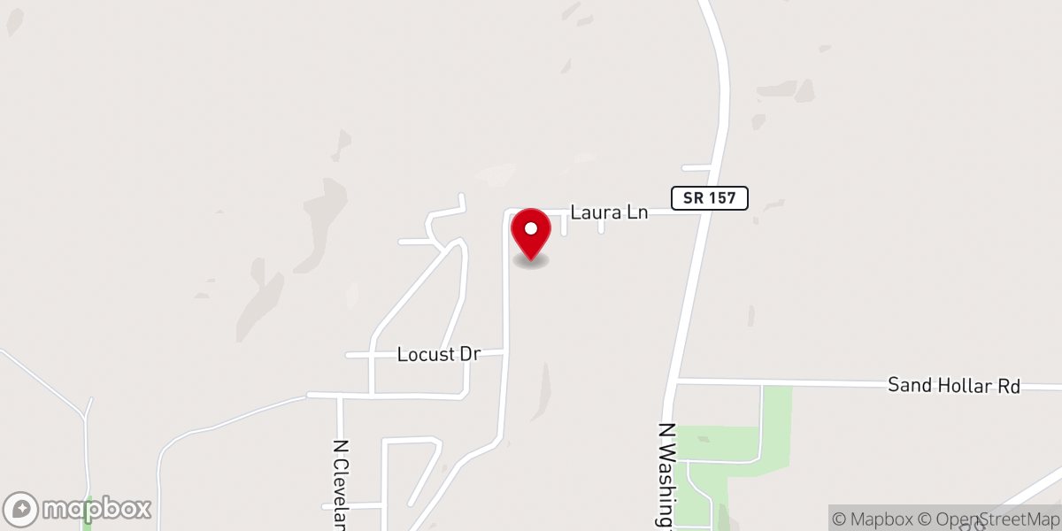 Map showing location of Holy Name Catholic Church