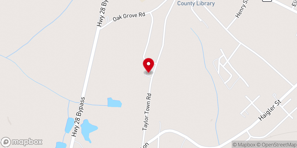 Map showing location of Haigler Street Church of Christ