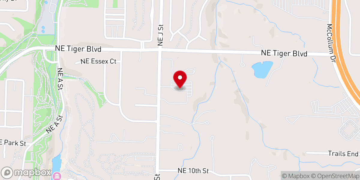 Map showing location of Saint Stephen Catholic Church