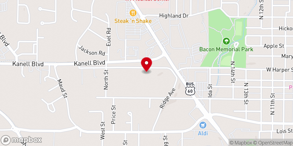 Map showing location of MPC World Impact Center