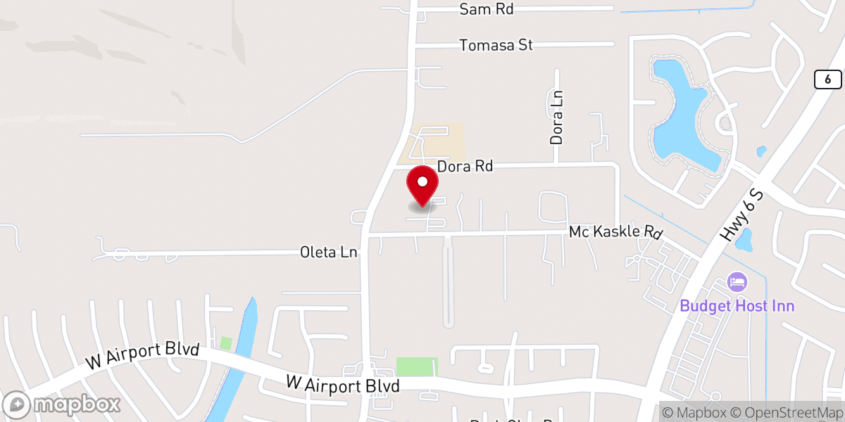 Map showing location of Family Life Church