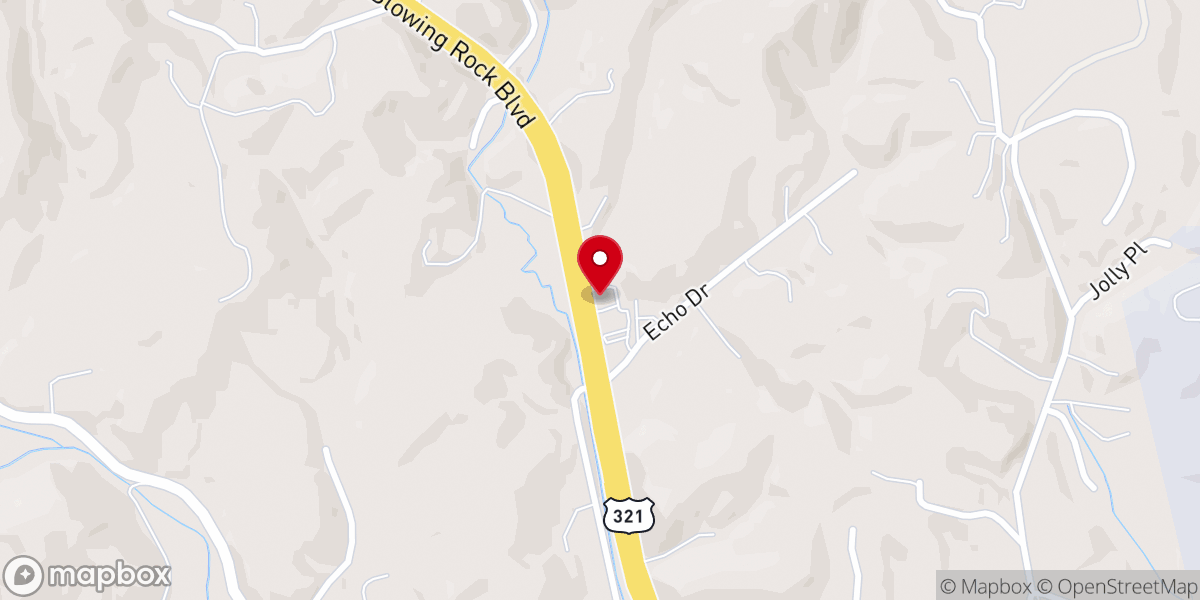 Map showing location of Crest View Baptist Church