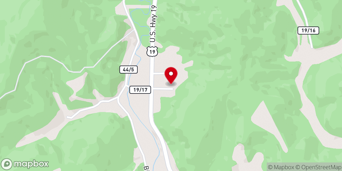 Map showing location of Walkersville United Methodist