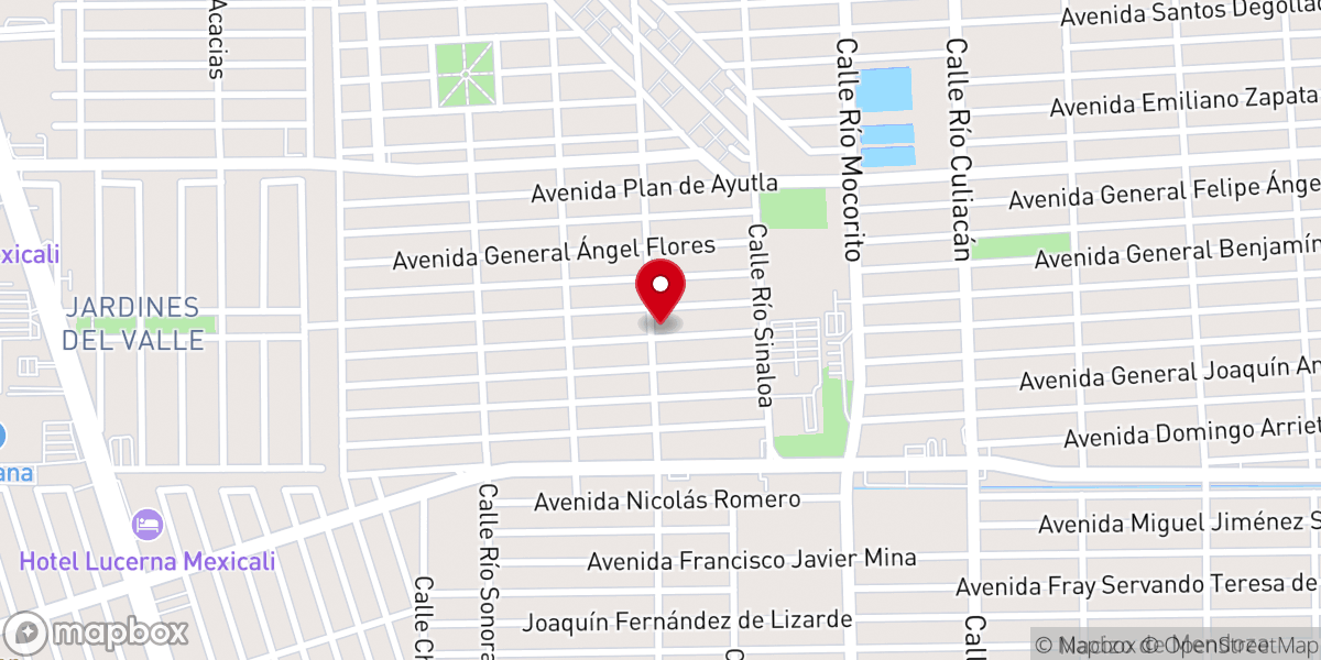Map showing location of San Pedro Apostol