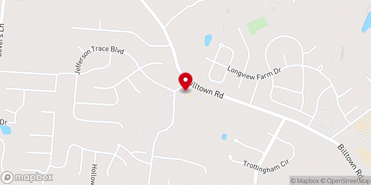 Map showing location of Eastside Praise Church of God