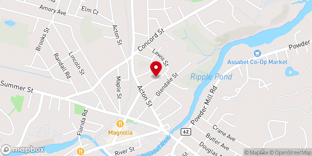 Map showing location of Holy Annunciation Orthodox Church