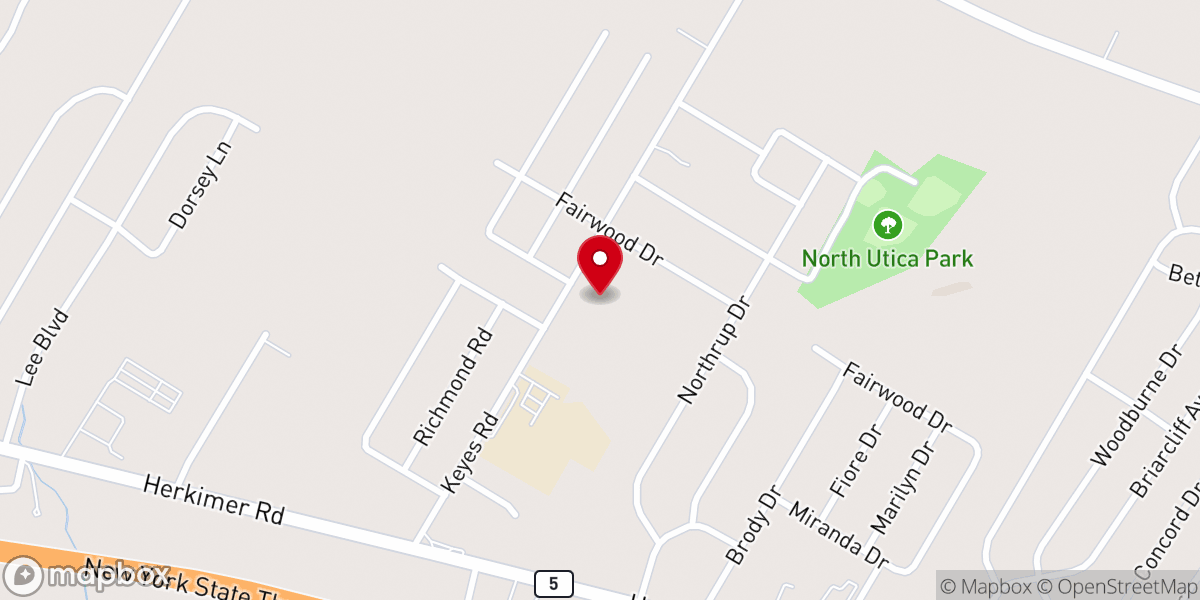 Map showing location of Holy Cross at St Mark's Church