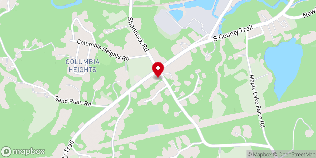 Map showing location of Christ Our Hope Presbyterian
