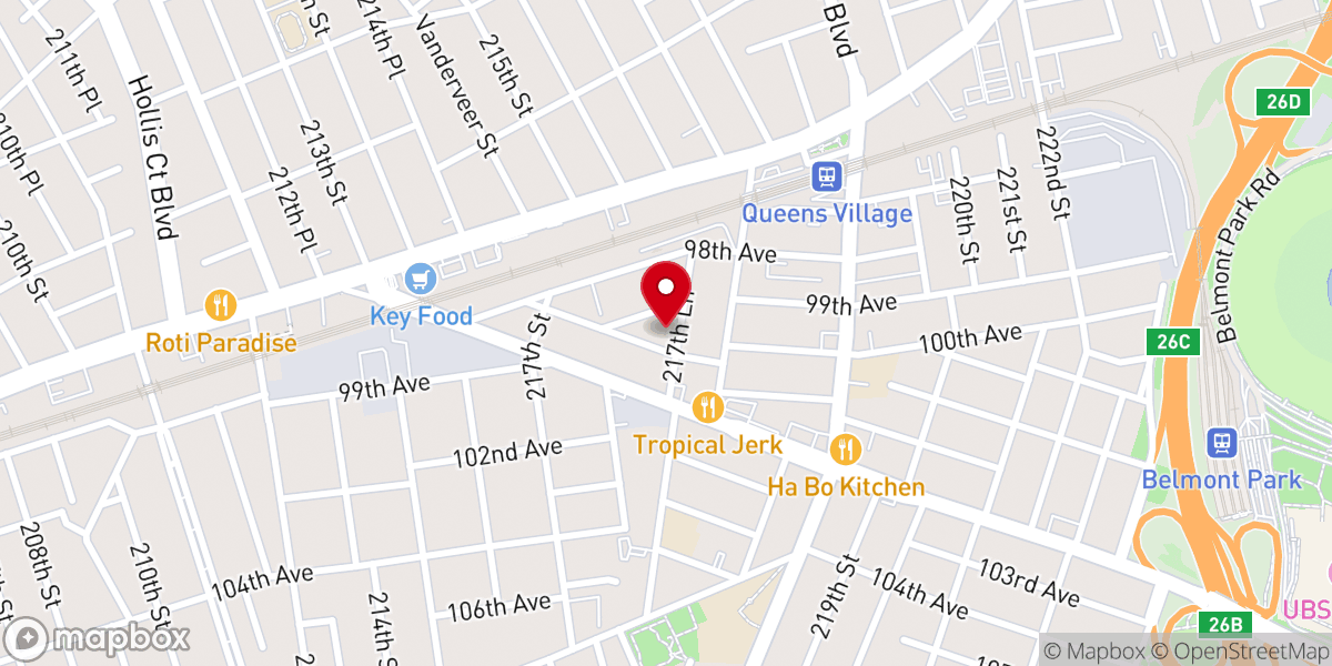 Map showing location of St Joseph's Episcopal Church