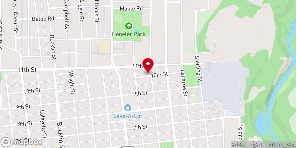 Map showing location of Saint Hyacinth Catholic Church