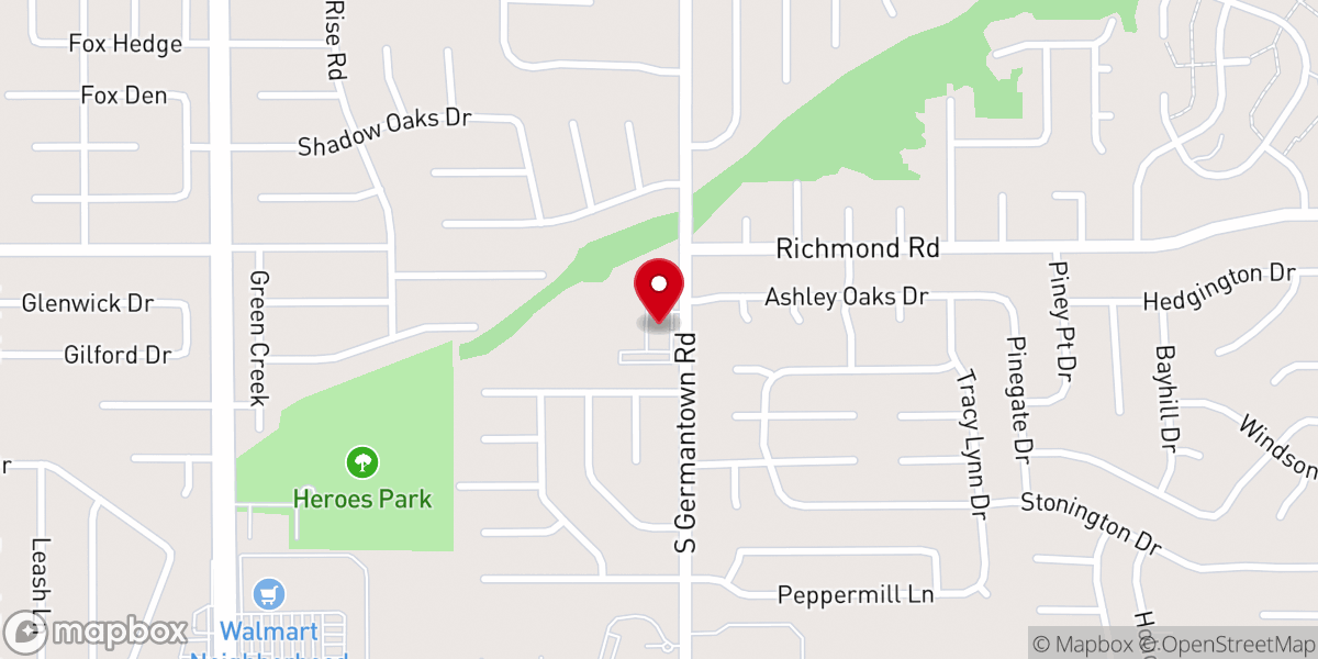 Map showing location of Love Fellowship Ministries Inc