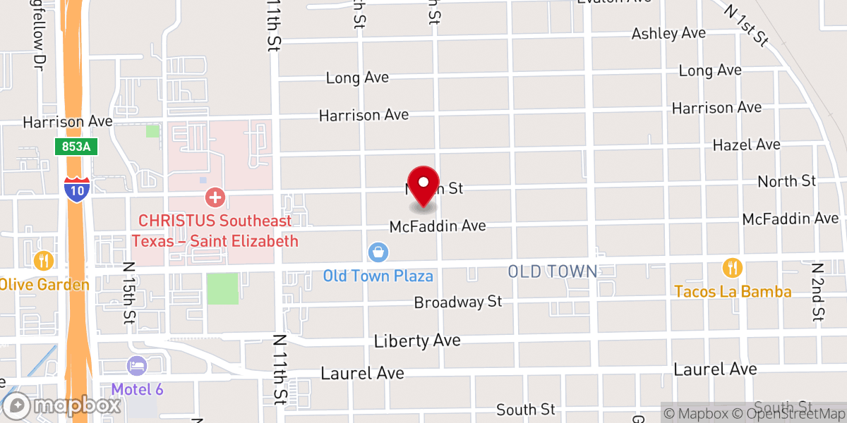 Map showing location of Clem Webb Ministries