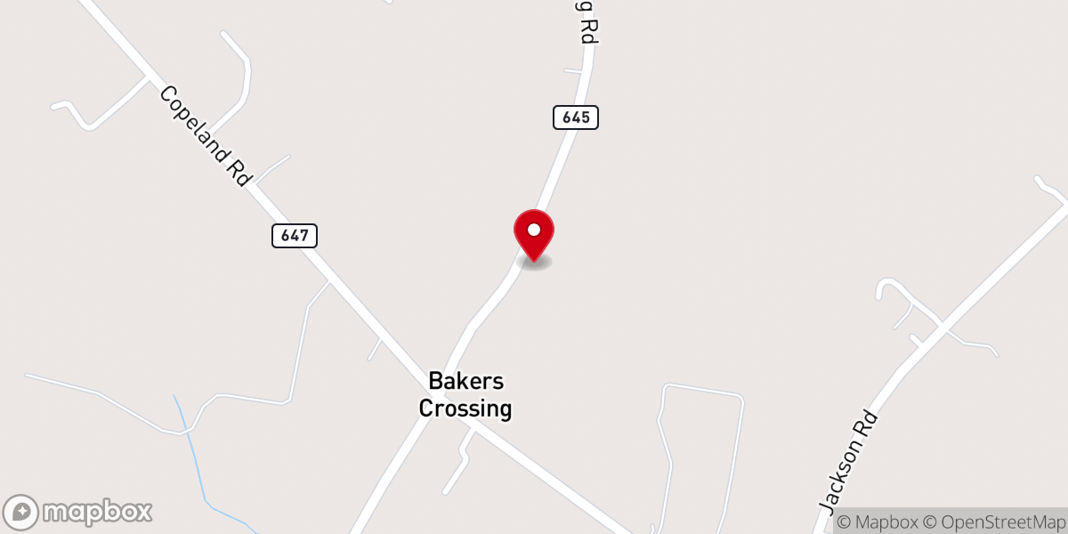Map showing location of Galatians United Church