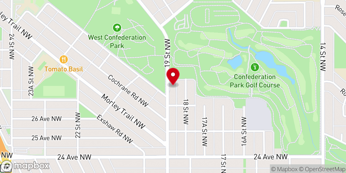 Map showing location of Holy Cross Anglican Church