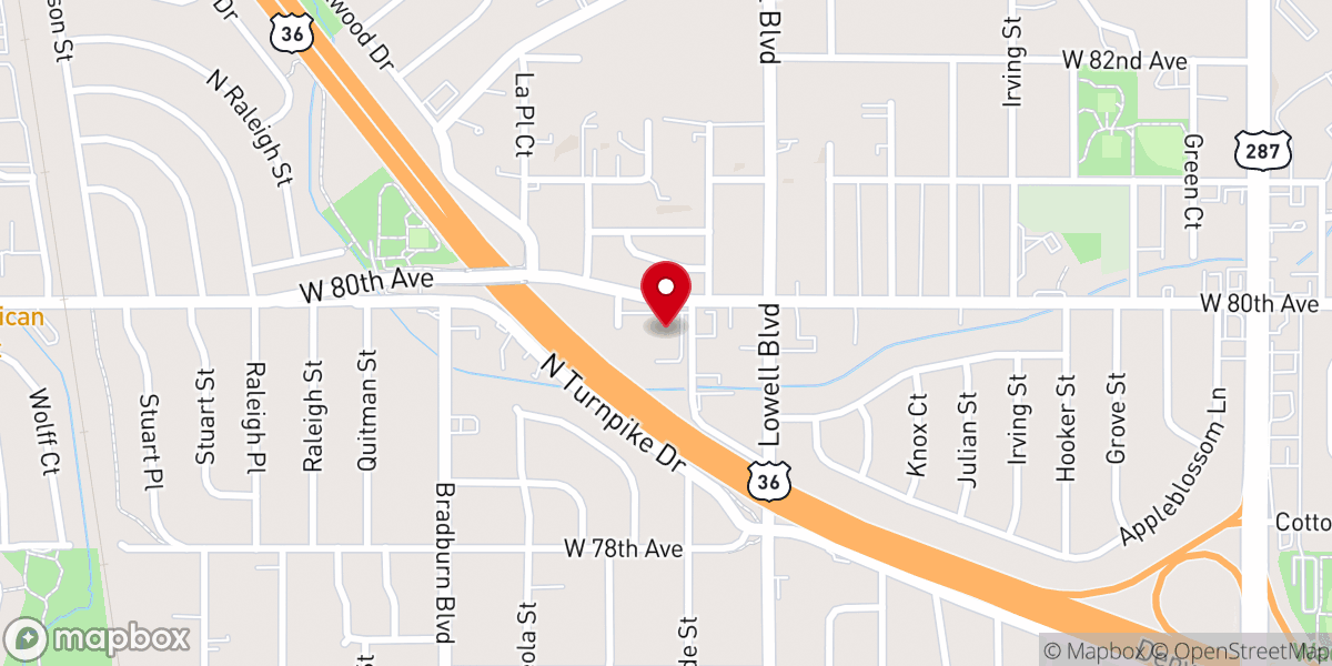 Map showing location of Advent Lutheran Church Elca