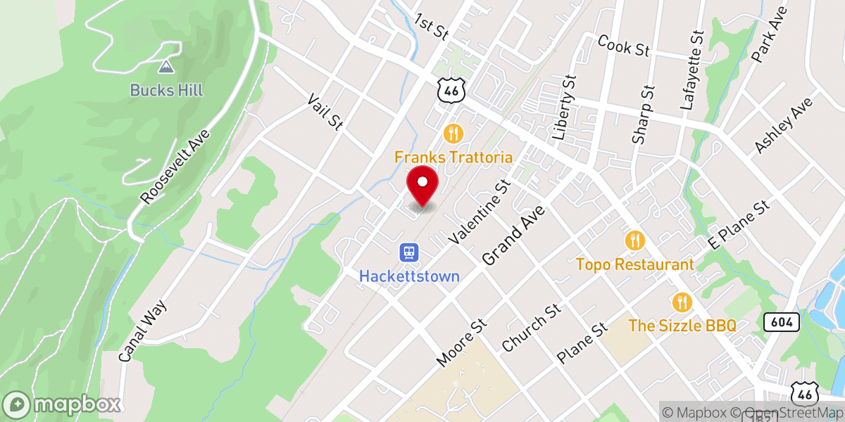 Map showing location of Ipul Hackettstown Inc