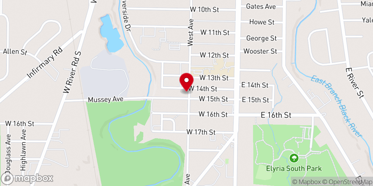 Map showing location of House of Healing Ibelieve
