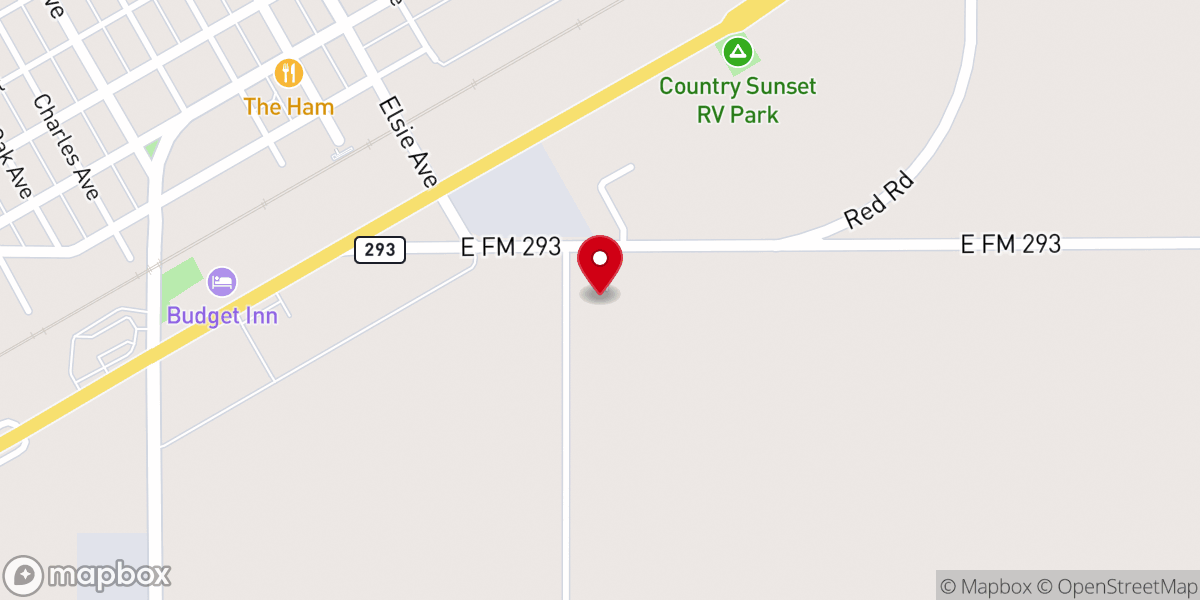 Map showing location of St. Joseph Hall for St. Theresa Catholic Church