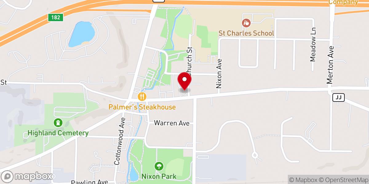 Map showing location of First Congregational United Church of Christ, Hartland