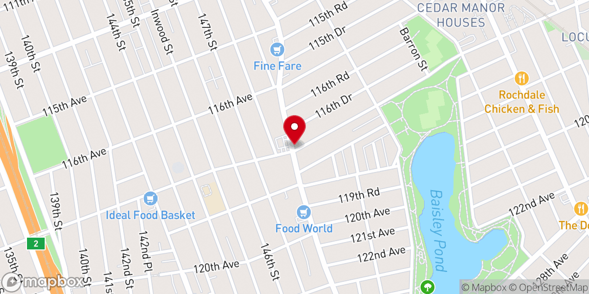 Map showing location of Apostolic Church