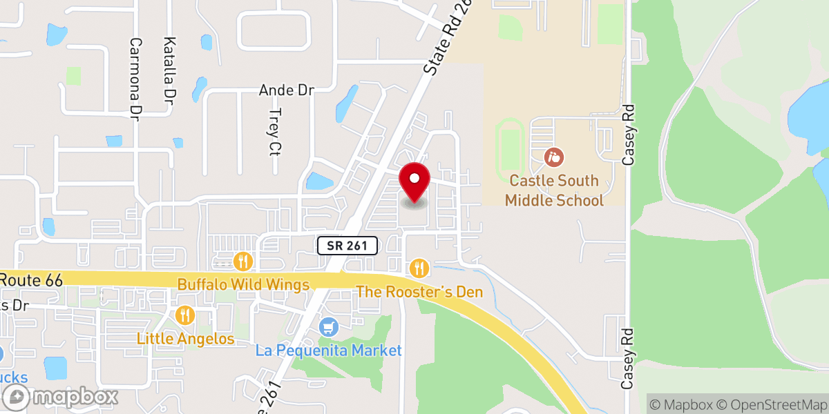 Map showing location of Living Word Christian Church