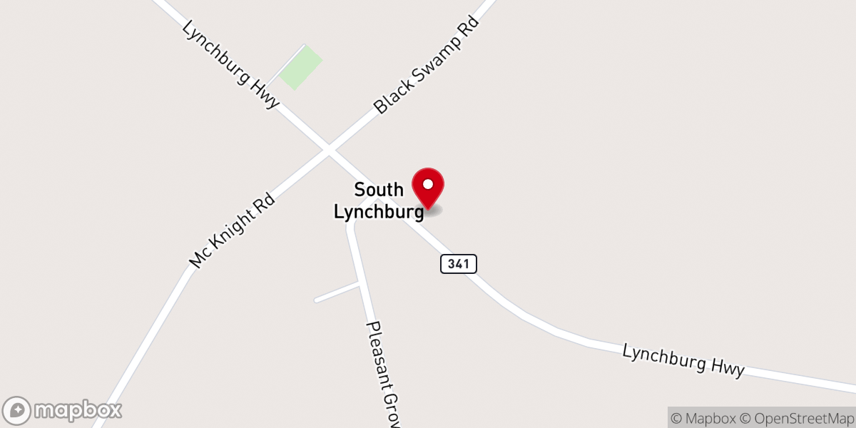 Map showing location of Gethsemane Apostolic Church - Food Distribution Center