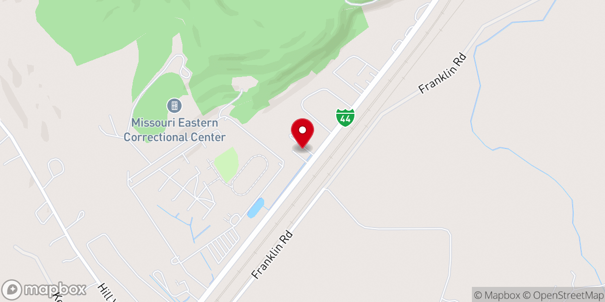 Map showing location of Allenton Heights Baptist Church