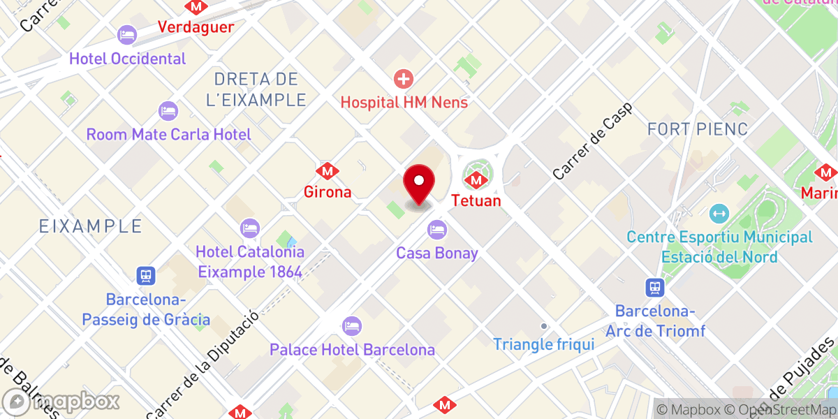 Map showing location of Centro de meditación Zen Kannon Barcelona