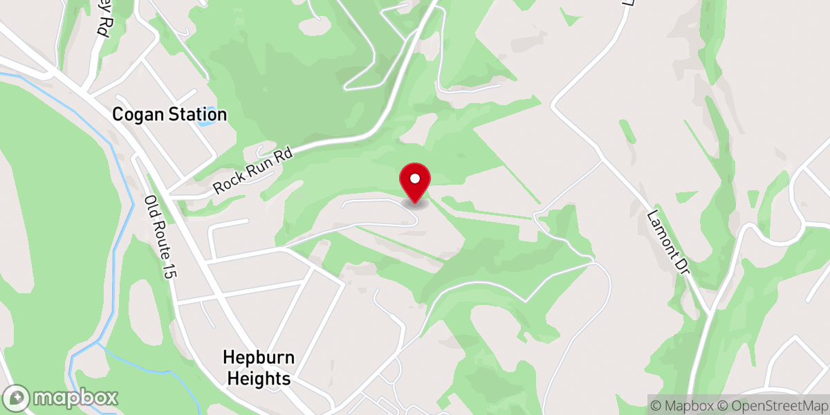 Map showing location of Aarons Palm
