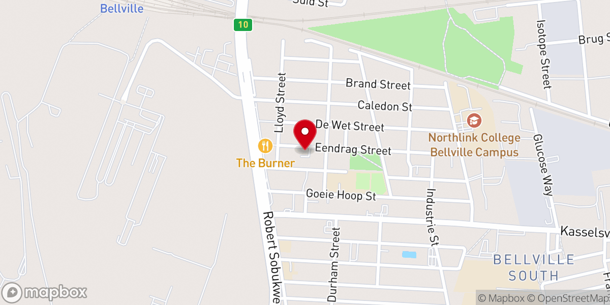 Map showing location of Holy Family Catholic Church