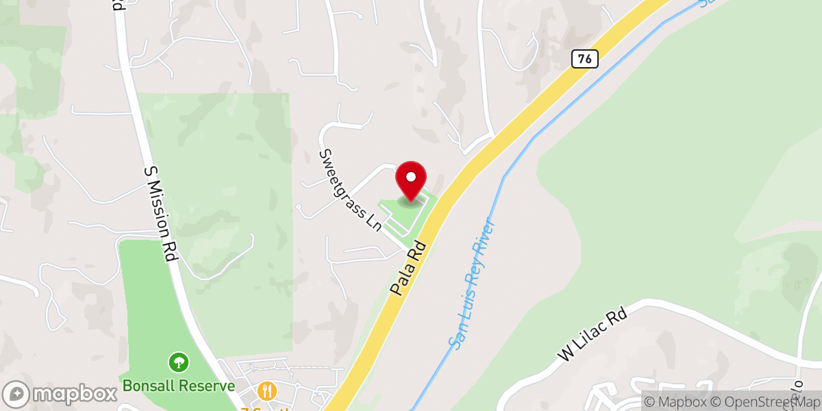 Map showing location of Riverview Evangelical Church Park & Ride
