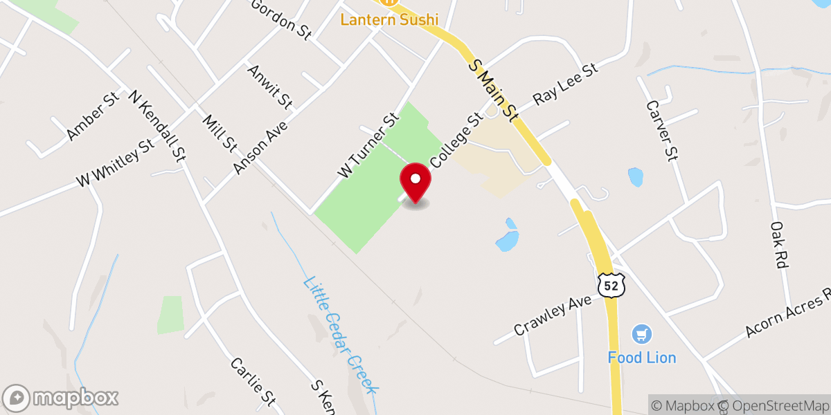 Map showing location of New Direction Life Ministries