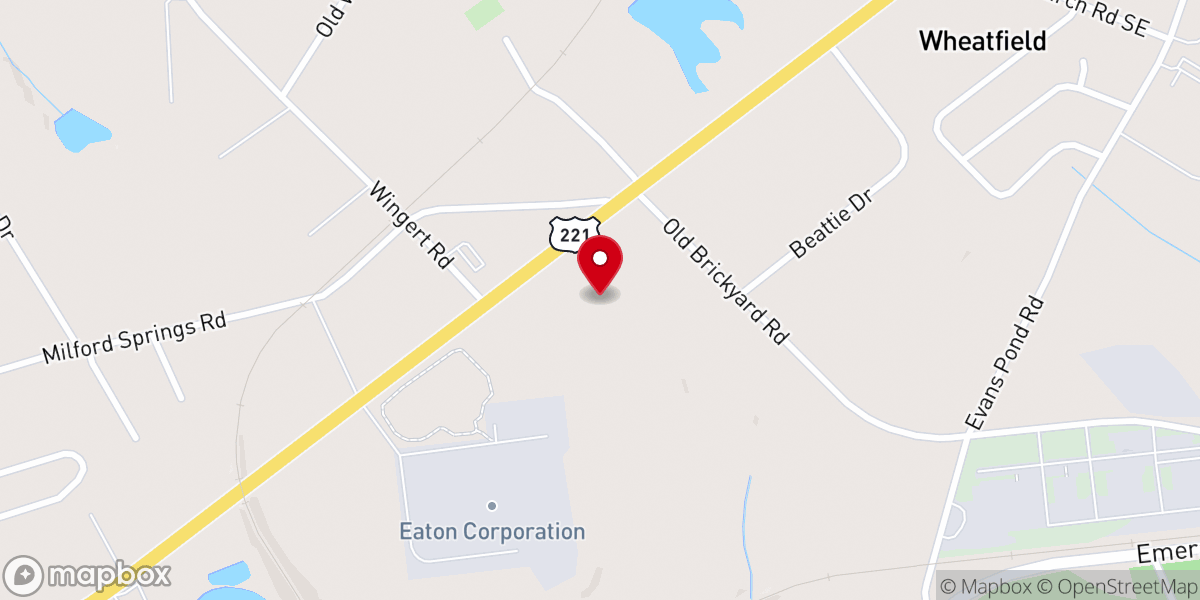 Map showing location of Real Life Church (SC)