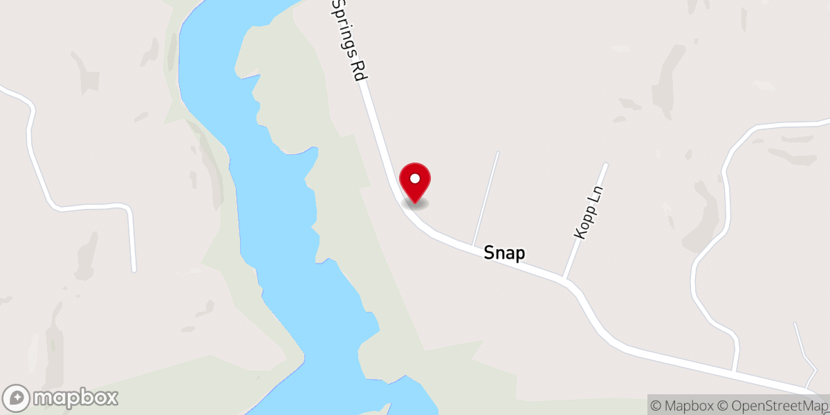 Map showing location of Sulphur Wells Church