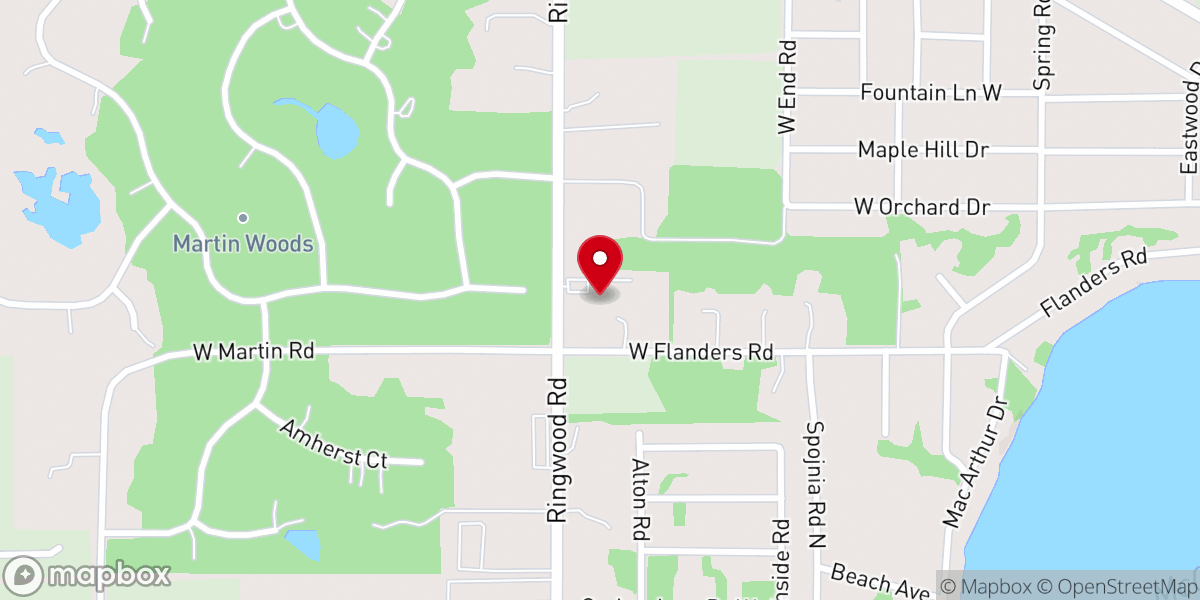 Map showing location of Faith Summit Church