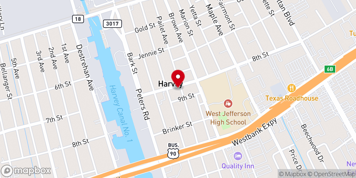 Map showing location of COMMUNITY BIBLE CHAPEL