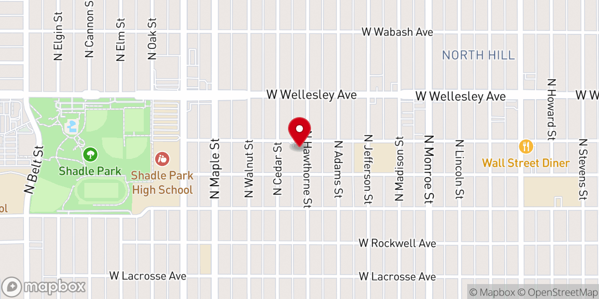 Map showing location of Poor-Clare Nuns