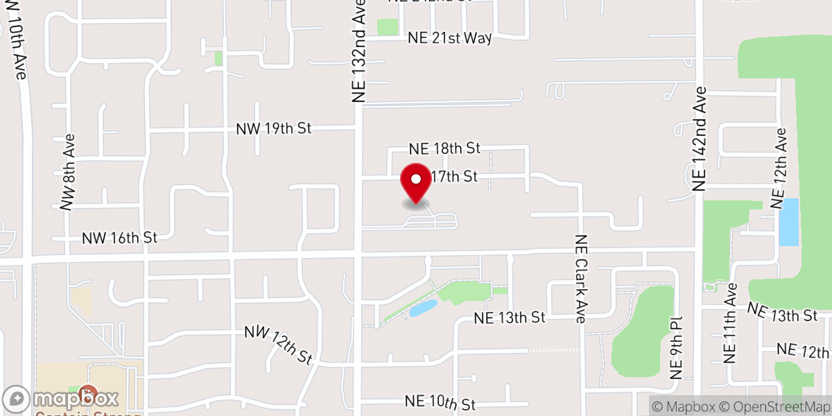 Map showing location of Sacred Heart Church