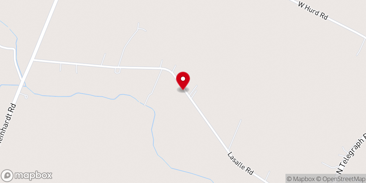 Map showing location of New Hope Christian Church