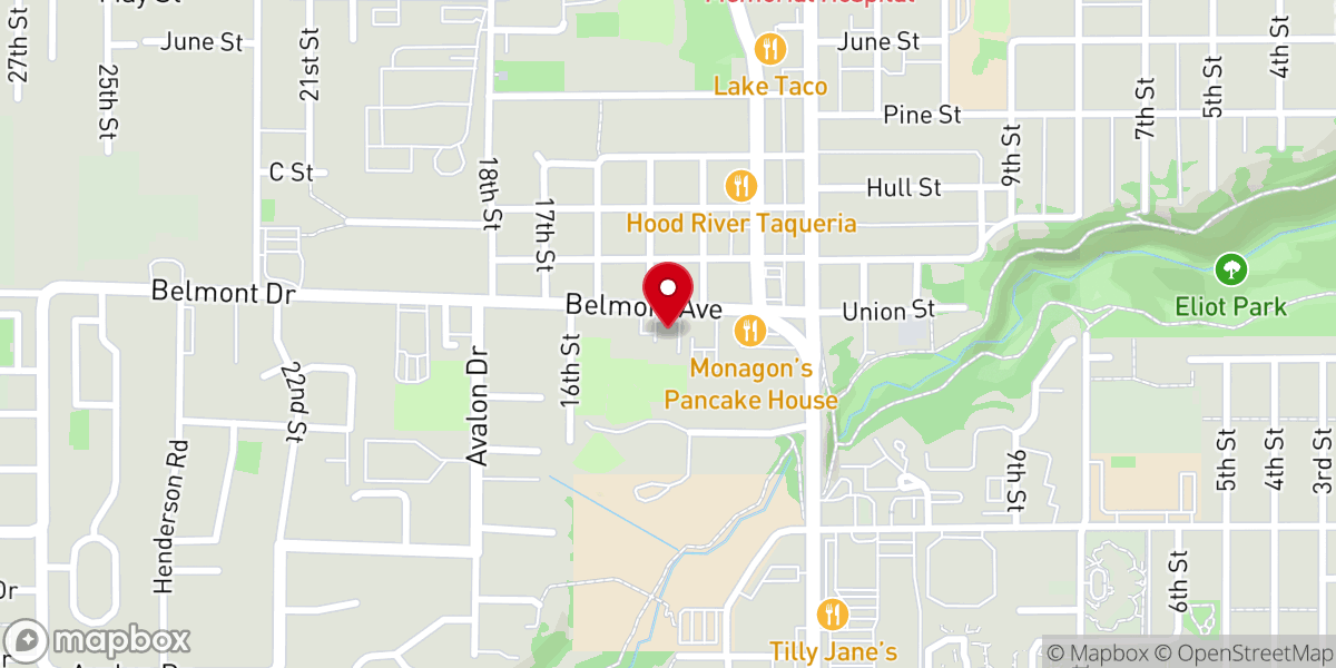 Map showing location of St Mary's Catholic Church